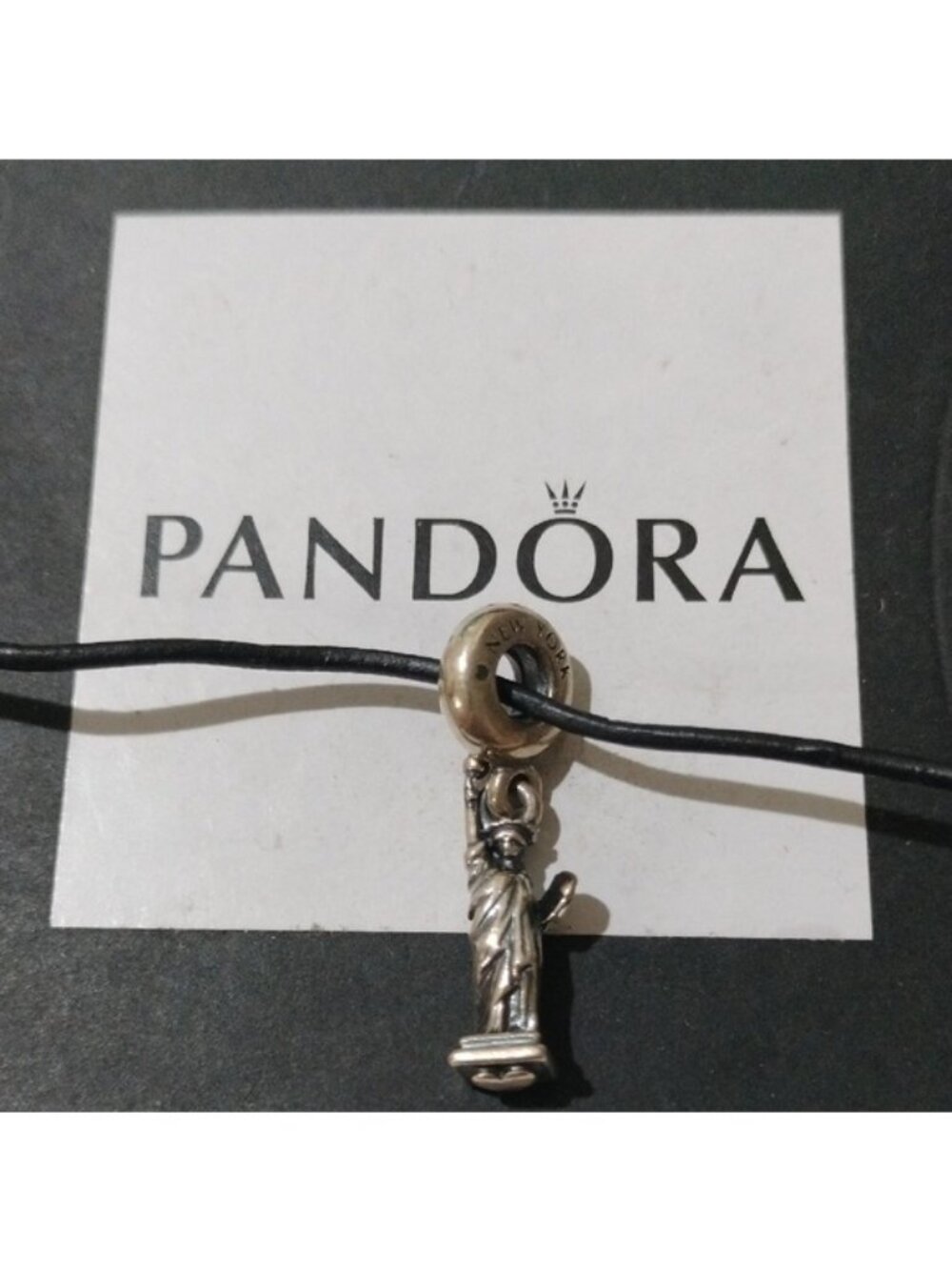 Pandora Sterling Silver Statue of Liberty New York USA Charm 791077
